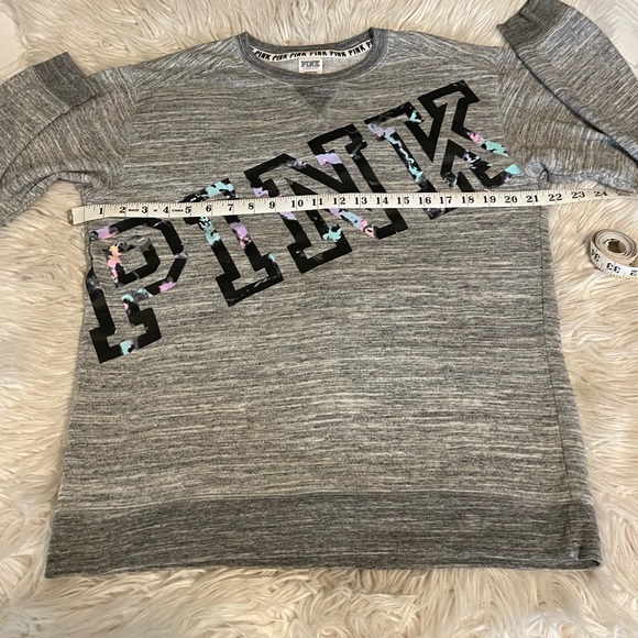 PINK | Sweatshirt | Small | Gray - Picture 4 of 10